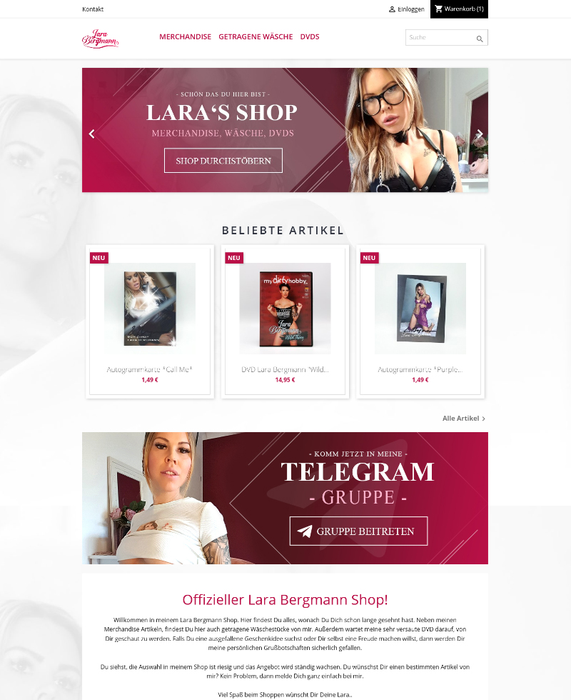 Lara Bergmann Onlineshop